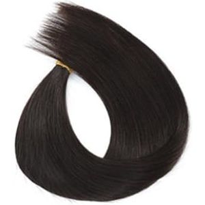 Paardenstaart, Blonde rechte paardenstaartextensies for vrouwen Paardenstaartverlenging(Black)