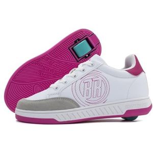 BREEZY ROLLERS Schoenen met wieltjes voor kinderen, rolschaatsen sneakers voor kinderen, van straatschoenen tot rolschaatsen in enkele seconden. Gepatenteerd kliksysteem, gymschoenen met wieltjes,