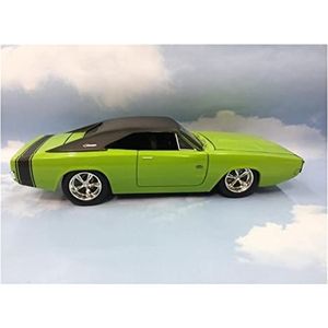 For:Gegoten Auto's Voor: 1:24 1970 Dodge Charger RT Hoge Reproductie Gegoten Metalen Legering Model Auto: Verzamelbare Decoraties