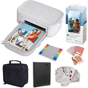 HP Sprocket Studio Plus 4 x 6 inch instant fotoprinter – Bundel: fotoalbum, stiften, fotopapier en stickers.