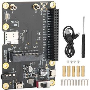 3G / 4G LTE-basishoed, compatibel met voor 4/3/2 / B + -modellen met de 40-pins GPIO-header, ondersteunt tot 3 ampère ruststroomstroomcircuit.
