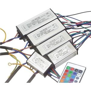 LED Driver 10W 20W 30W 50W 100W Wit/Warm Wit/RGB Chip Voeding Projector Kralen Verlichting Adapter Waterdicht (Kleur: Alleen RGB Driver, Maat: 10W)
