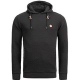 INDICODE JEANS - Trui - Zwart - Capuchon - Lange Mouw