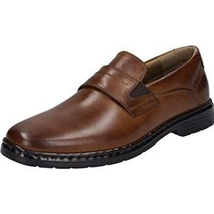 Josef Seibel HEREN Slippers Alastair 15, Mannen Loafers,Schoenbreedte K (Extra groot),verwisselbaar voetbed,Bruin (cognac),41 EU / 7 UK