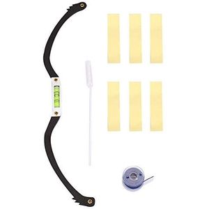 Eyebrow Mapper, Eyebrow Tattoo Line Marker Ruler Liner Spons Measuring Tool, Eyebrow Mapper met snaren voor perfect gevormde wenkbrauwen, Brow Drawing Mapper (ZWART)