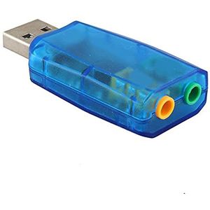 USB-geluidskaart, geluidskaart Lichtgewicht draagbaar voor hoofdtelefoon
