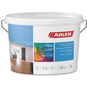 ADLER Ultra-Color muurverf - eersteklas matte muur- en plafondverf vergeet meinnicht C12 049/3 hoge dekking, ademend, oplosmiddelvrij - roze - 1 l - in 100+ pasteltinten