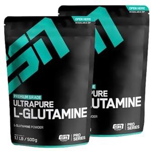 ESN Ultrapure L-Glutamine Poeder, 2 x 500 g