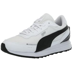 PUMA Heren Road Rider Sneaker, Wit/Zwart, 8.5 UK, Wit Zwart, 42.5 EU