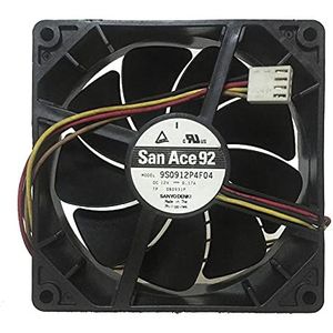 9S0912P4F04 For Sanyo 92mm 9225 4-wire PWM silent fan,DC12V 0.17A server inverter cooling fan