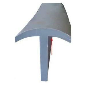 1/2/3,0 m T-vormige voegvuller, afdichtstrip van siliconenrubber voor deuren, ramen en glas, T-type slootvoeg, antibotsingskitstrip - T-104 28x29 mm - 2M