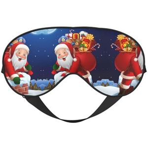 Santa Claus Slaap Eye Mas Bijgewerkt Ontwerp Licht Blokkerende Night Eye Blinder Mannen Vrouwen Shift Werk Reizen