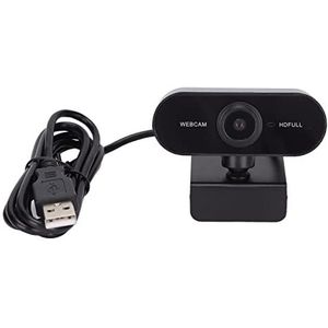 1080P Full HD Computercamera, Autofocus Pc Webcam Videowebcamera voor Bellen, Vergadercomputer Webcam met Microfoon