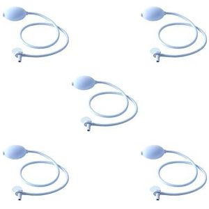 5 Set Opvouwbare Sitz Bad Flusher met Zuignap voor bidet toilet aambei enkel gat, 1 stuk Flusher