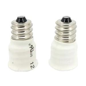 20 stuks E12 naar E14 fitting LED-lampadapter, lamphouder, wisselaar, converter, B