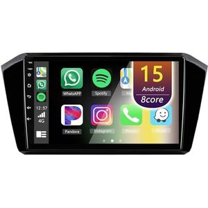Android Radio voor Volkswagen Passat B8 2015-2020, 10 inch Touchscreen Autoradio met Wireless CarPlay Android Auto Bluetooth WIFI(8Core(8+128GB))