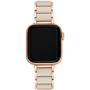 ANNE KLEIN Rubberen modieuze armband voor Apple Watch, veilig, verstelbaar, Apple Watch reservebandje, past op de meeste polsen