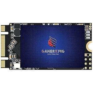 GAMERKING M.2 2242 SSD 256 GB 3D NAND TLC SATA III 6 Gb/s, interne solid-state drive - compatibel met desktop pc laptop (2242 256 GB)