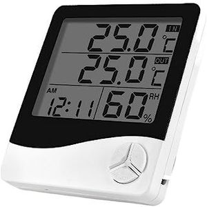 Mini LCD Digitale Temperatuur-vochtigheidsmeter Indoor Outdoor Office Hygrometer Thermometer Aquarium Meetinstrument(YZD100-HTC-2)