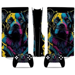 Anti Kras Voor PS5 PRO Skin Digital Edition Console En Controller Vinyl Cover Skins Wraps Krasbestendig, Compatibel Met Voor PS5 Digital Edition Pro 49565 Geen Schuimvorming