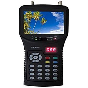 Satellietzoeker KPT-255G + Plus KPT-255G Plus Satellite Finder HD Test CCTV Camera LCD Backlight Button 4.3 inch DVB-S / S2 Signaaltest