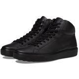 ECCO - Soft 60 Hi Top Sneaker - Zwart - Pebbled Leer