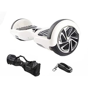 VOLTANA Hoverboard Wit, 700Watt, Samsung Accu, Led, Bluetooth, Draagtas, Afstandbediening