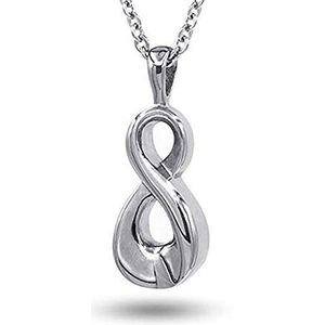 XLIAN326 Infinity Liefde Ash Memorial Keepsake Rvs Urn Hanger Ketting Crematie Sieraden Huisdier Memorial