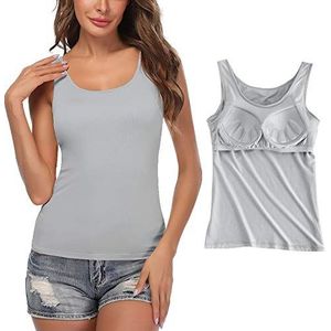 STARBILD - BH-hemd - Mouwloze Tanktop - Gewatteerd - Voor Dames