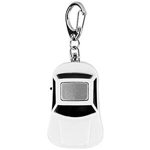 Key Finder, Mini Auto Form Anti-Lost Key Locator, Keychain Pipe Beep Sound Control met LED-zaklamp voor portefeuilles/auto/huisdieren/kinderen/tassen