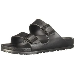 Birkenstock Madrid, uniseks muiltjes voor volwassenen, Metallic Antraciet Eva, 9.5 UK