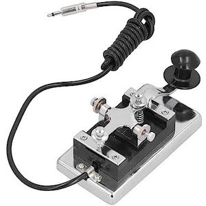 Zdprkqzvz Morse Key Telegraphing Sleutel Kortgolf Radio Communicatie Onderwijs Hand Key Shortwave Radio Morse CW TelegraphKey