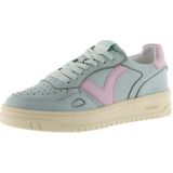 Victoria - Seul - Sneakers - Wit - Leren met Nubuck Neus