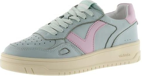 Victoria - Seul - Sneakers - Wit - Leren met Nubuck Neus