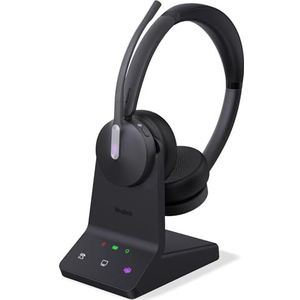Yealink WH64 Dual Teams-Headset met Draadloze Microfoon en Microfoon voor PC en VoIP-telefoons