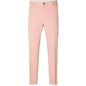 SELECTED HOMME Elegante roze broek voor heren, Roze, 52 NL