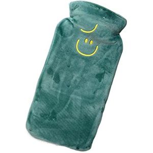 DieffematicRSD Warmwaterkruik Thickened Hand Warmer Winter Warm Water Bag Student Filling Water Thermos (Color : Green)