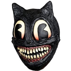 Ghoulish Productions - Masker van Cartoon Kat, Creepy Pasta-lijn, Duurzaam Latex Masker, Handgeschilderd, Halloween, Carnavalsoptocht, Verkleedfeest, One Size Fits All (Volwassenen).