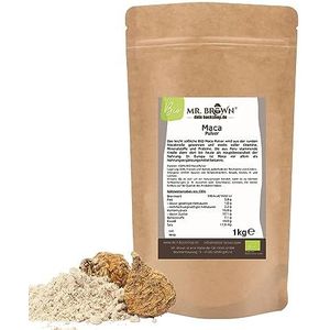 MR. BROWN BIO Maca poeder uit Peru 1 kg fijngemalen