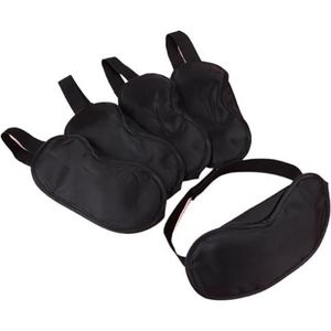 10 Stuks Imitatie Zijde Oogmasker Gewatteerd Slaapmasker Schaduw Patch Hoofdband Voor Reizen Voor Vrouwen Mannen (Eyeshade-02)