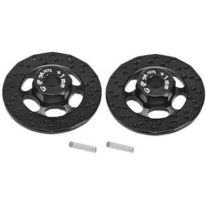 Aluminium 7075 +1mm Hex With Brake Disk For Traxxas 1:10 FORD GT 4-TEC 2.0 83056-4/4-TEC 3.0 CORVETTE STINGARY 93054-4 Upgrade Parts - Black
