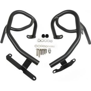 bagagedrager Motorbescherming Crash Bar Bumper Stunt Cage Voor BMW G 310 GS/R G310GS G310R G 310GS 2017-2021 Motorfiets Framebescherming Motorfiets bagagedrager(Black lower)