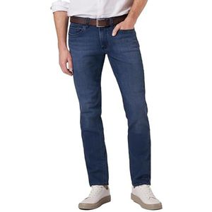 Hattric Heren Jeans Harris 5 Pocket Modern Fit, Blue Green Cast, 34W x 32L