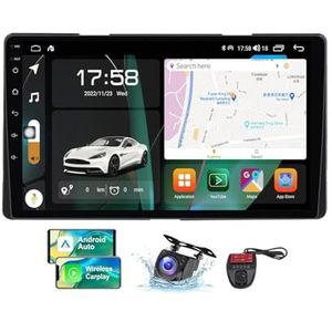 Android 13 GPS-Autoradio voor Toyota Sienna 3 XL30 2014-2020 9 inch Touchscreen met Bluetooth/SWC/FM RDS DAB+ Radio/Carplay Android Auto/DSP Video Stereo Speler + DVR Achtercamera(NF-7)