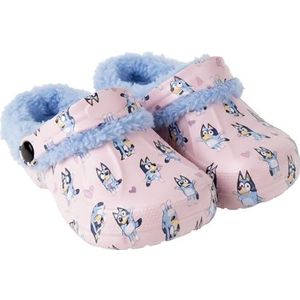 CERDÁ LIFE'S LITTLE MOMENTS Pantoffels van imitatie-lamsvacht, comfortabel, zacht en antislip, Bluey, 24/25 EU