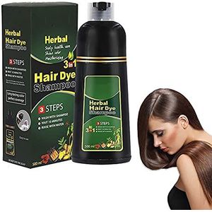 Herbal Hair Dye Shampoo 3 in 1, 10 Mins Herbal Hair Darkening Shampoo, Multi-Color Hair Dye for Men and Women, Regain Youth for Your Hair