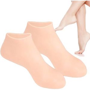 Voetspa-sokken - Voedende voetensokken voor dames met antislipstippen Hielbevochtigers | Winterbenodigdheden voor woonkamer, slaapkamer, strand, waterpark, kust Aokley