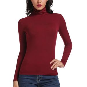 STARBILD Coltrui Shirt Met Lange Mouwen Voor Dames, Bordeaux, 3XL