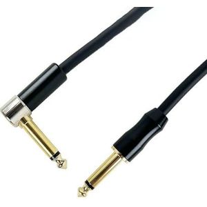 Gitaar Audiokabel 6.5mm Naar 6.5mm Gitaar Audio Kabel Mono 1/4 Inch Male Naar Male Instrument Patch Cord Voor Bass E-Piano (Size : 1m)