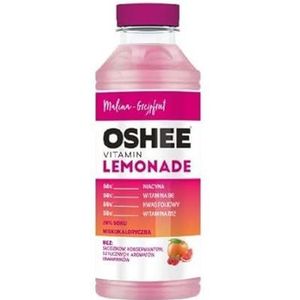 Oshee Vitamin Lemonade, Raspberry & Grapefruit Flavour 555ml (Pack of 6) – Magnesium, Niacin, Pantothenic Acid, Vitamin B6, Folic Acid, Biotin, Vitamin B17